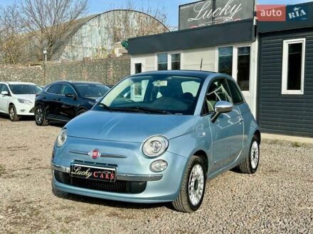 Синий Фиат 500, объемом двигателя 1.37 л и пробегом 131 тыс. км за 6700 $, фото 1 на Automoto.ua