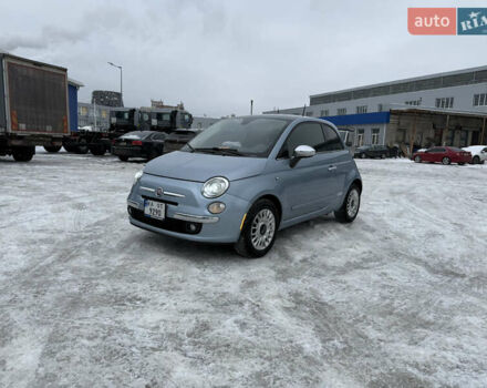 Синий Фиат 500, объемом двигателя 1.37 л и пробегом 116 тыс. км за 7500 $, фото 1 на Automoto.ua
