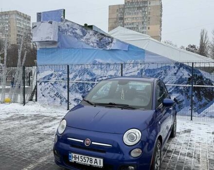 Синий Фиат 500, объемом двигателя 1.37 л и пробегом 169 тыс. км за 7500 $, фото 1 на Automoto.ua