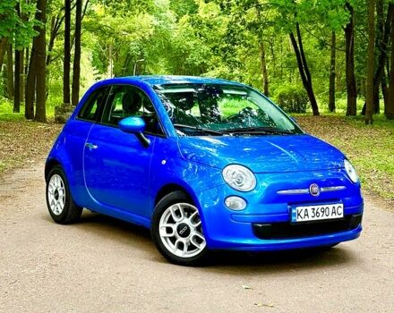 Синий Фиат 500, объемом двигателя 1.4 л и пробегом 133 тыс. км за 6600 $, фото 1 на Automoto.ua