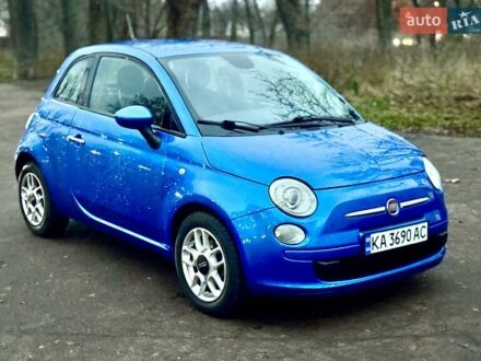 Синій Фіат 500, об'ємом двигуна 1.4 л та пробігом 125 тис. км за 6850 $, фото 1 на Automoto.ua