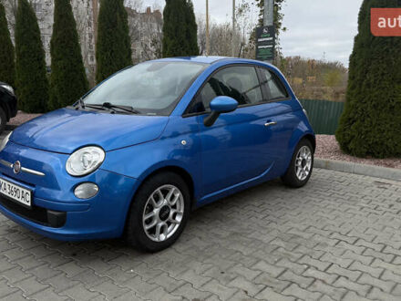 Синий Фиат 500, объемом двигателя 1.37 л и пробегом 124 тыс. км за 8500 $, фото 1 на Automoto.ua