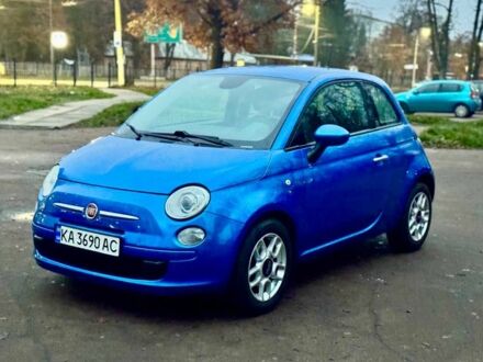 Синій Фіат 500, об'ємом двигуна 1.4 л та пробігом 125 тис. км за 6900 $, фото 1 на Automoto.ua
