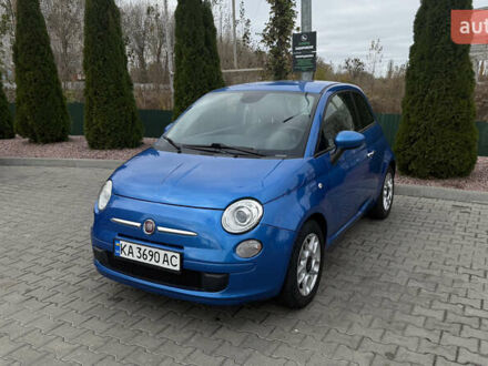 Синий Фиат 500, объемом двигателя 1.37 л и пробегом 125 тыс. км за 8500 $, фото 1 на Automoto.ua