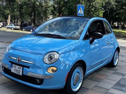 Синий Фиат 500, объемом двигателя 1.37 л и пробегом 55 тыс. км за 4500 $, фото 1 на Automoto.ua
