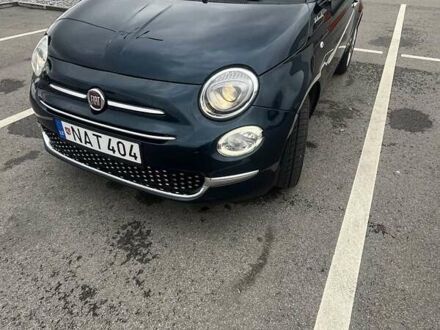 Синий Фиат 500, объемом двигателя 0.9 л и пробегом 33 тыс. км за 9216 $, фото 1 на Automoto.ua