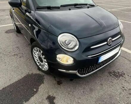 Синий Фиат 500, объемом двигателя 0.9 л и пробегом 33 тыс. км за 9200 $, фото 1 на Automoto.ua