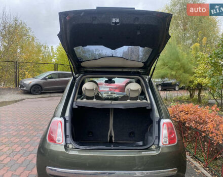 Зеленый Фиат 500, объемом двигателя 1.4 л и пробегом 137 тыс. км за 7200 $, фото 7 на Automoto.ua