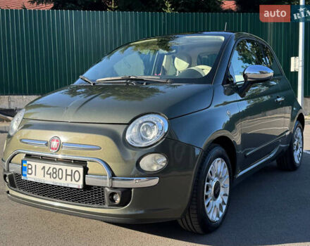 Зеленый Фиат 500, объемом двигателя 1.37 л и пробегом 170 тыс. км за 9900 $, фото 1 на Automoto.ua