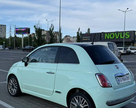 Зеленый Фиат 500, объемом двигателя 1.24 л и пробегом 135 тыс. км за 8500 $, фото 2 на Automoto.ua