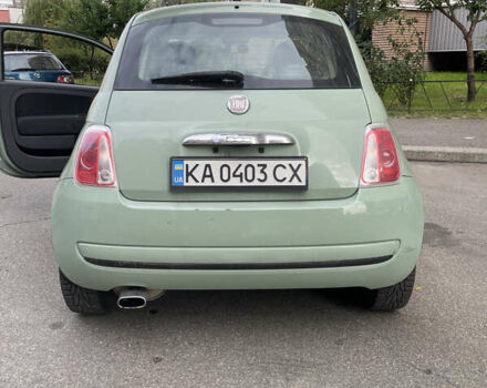 Зеленый Фиат 500, объемом двигателя 1.37 л и пробегом 192 тыс. км за 7500 $, фото 3 на Automoto.ua