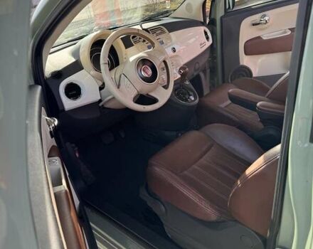 Зеленый Фиат 500, объемом двигателя 1.37 л и пробегом 104 тыс. км за 8550 $, фото 7 на Automoto.ua