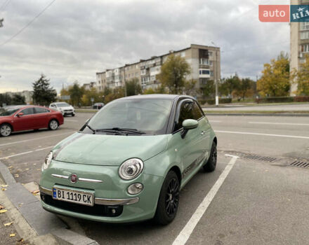 Зеленый Фиат 500, объемом двигателя 1.4 л и пробегом 95 тыс. км за 7000 $, фото 1 на Automoto.ua