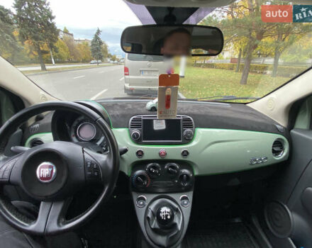 Зеленый Фиат 500, объемом двигателя 1.4 л и пробегом 95 тыс. км за 7000 $, фото 5 на Automoto.ua
