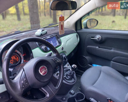 Зеленый Фиат 500, объемом двигателя 1.4 л и пробегом 95 тыс. км за 7000 $, фото 6 на Automoto.ua