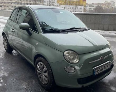 Зеленый Фиат 500, объемом двигателя 1.37 л и пробегом 164 тыс. км за 5500 $, фото 1 на Automoto.ua