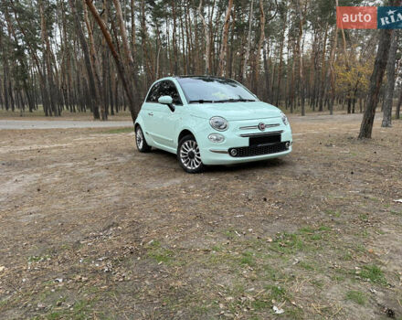 Зеленый Фиат 500, объемом двигателя 1.24 л и пробегом 65 тыс. км за 12000 $, фото 1 на Automoto.ua