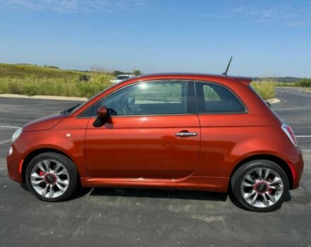 Оранжевый Фиат 500, объемом двигателя 1.4 л и пробегом 76 тыс. км за 6000 $, фото 3 на Automoto.ua