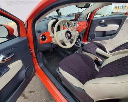 Оранжевый Фиат 500, объемом двигателя 1.4 л и пробегом 73 тыс. км за 9300 $, фото 20 на Automoto.ua