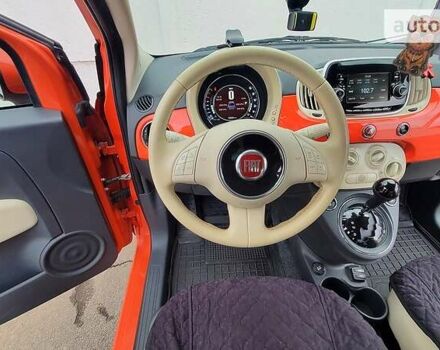 Оранжевый Фиат 500, объемом двигателя 1.4 л и пробегом 73 тыс. км за 9300 $, фото 22 на Automoto.ua