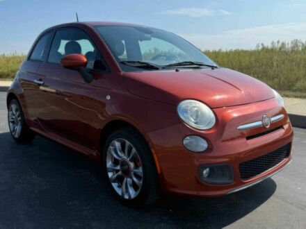 Оранжевый Фиат 500, объемом двигателя 1.4 л и пробегом 76 тыс. км за 6000 $, фото 1 на Automoto.ua