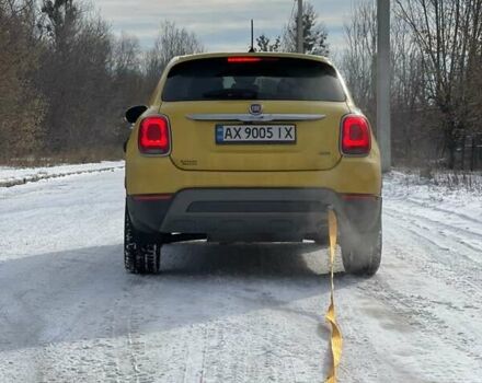 Желтый Фиат 500 X, объемом двигателя 2.4 л и пробегом 81 тыс. км за 14000 $, фото 2 на Automoto.ua