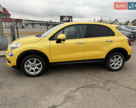 Желтый Фиат 500X, объемом двигателя 1.4 л и пробегом 95 тыс. км за 14190 $, фото 1 на Automoto.ua
