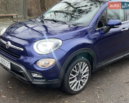 Синій Фіат 500X, об'ємом двигуна 2.4 л та пробігом 110 тис. км за 10800 $, фото 1 на Automoto.ua