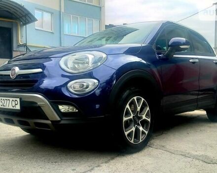 Синий Фиат 500X, объемом двигателя 2.4 л и пробегом 77 тыс. км за 13350 $, фото 1 на Automoto.ua