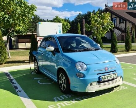 Синій Фіат 500e, об'ємом двигуна 0 л та пробігом 82 тис. км за 7500 $, фото 1 на Automoto.ua
