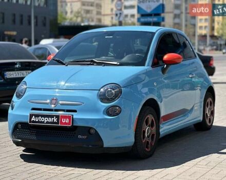 Синий Фиат 500e, объемом двигателя 0 л и пробегом 72 тыс. км за 8590 $, фото 1 на Automoto.ua