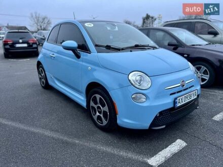 Синій Фіат 500e, об'ємом двигуна 0 л та пробігом 104 тис. км за 7700 $, фото 1 на Automoto.ua