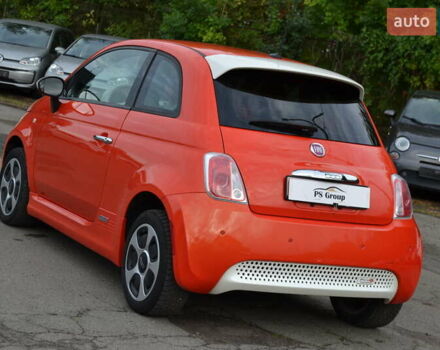 Оранжевый Фиат 500e, объемом двигателя 0 л и пробегом 57 тыс. км за 6999 $, фото 9 на Automoto.ua