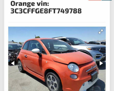 Оранжевый Фиат 500e, объемом двигателя 0 л и пробегом 55 тыс. км за 7700 $, фото 32 на Automoto.ua