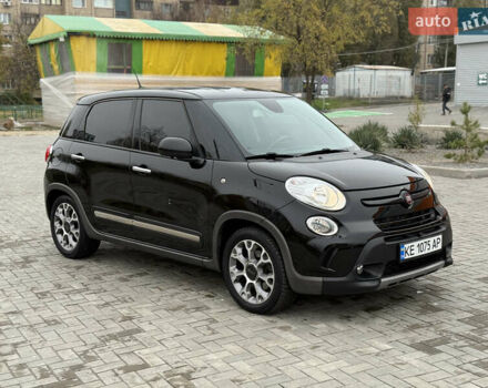 Черный Фиат 500L, объемом двигателя 1.37 л и пробегом 133 тыс. км за 10500 $, фото 3 на Automoto.ua