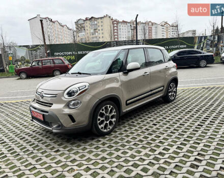 Коричневый Фиат 500L, объемом двигателя 1.4 л и пробегом 56 тыс. км за 11500 $, фото 1 на Automoto.ua