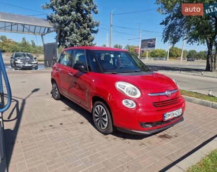 Красный Фиат 500L, объемом двигателя 1.4 л и пробегом 305 тыс. км за 7200 $, фото 4 на Automoto.ua