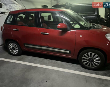 Красный Фиат 500L, объемом двигателя 1.25 л и пробегом 81 тыс. км за 9700 $, фото 1 на Automoto.ua