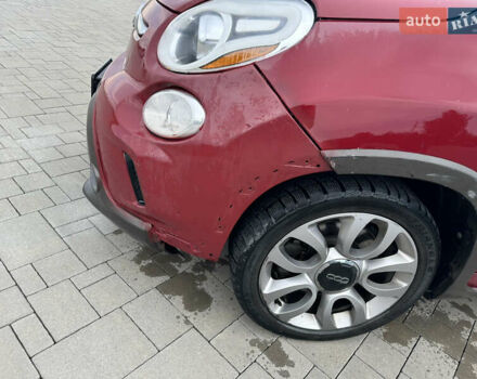 Красный Фиат 500L, объемом двигателя 1.4 л и пробегом 91 тыс. км за 7890 $, фото 4 на Automoto.ua
