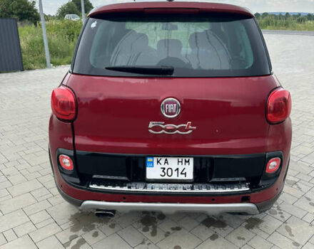 Красный Фиат 500L, объемом двигателя 1.4 л и пробегом 91 тыс. км за 7890 $, фото 2 на Automoto.ua