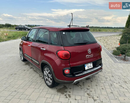 Красный Фиат 500L, объемом двигателя 1.4 л и пробегом 91 тыс. км за 7890 $, фото 1 на Automoto.ua