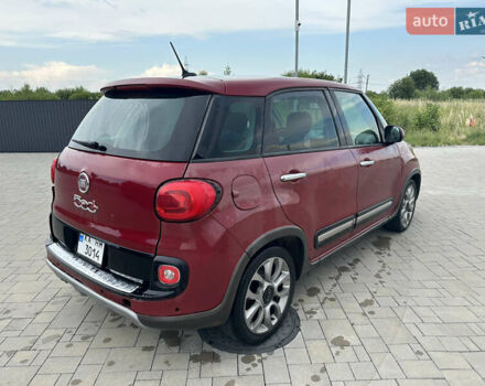 Красный Фиат 500L, объемом двигателя 1.4 л и пробегом 91 тыс. км за 7890 $, фото 6 на Automoto.ua