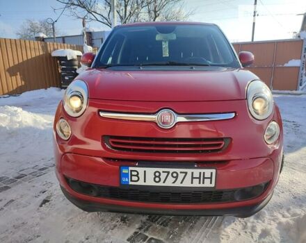 Красный Фиат 500L, объемом двигателя 1.4 л и пробегом 163 тыс. км за 7999 $, фото 2 на Automoto.ua