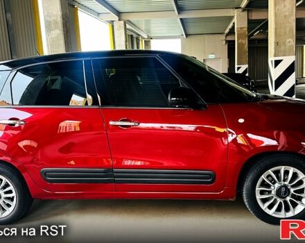 Красный Фиат 500L, объемом двигателя 1.3 л и пробегом 83 тыс. км за 9300 $, фото 1 на Automoto.ua