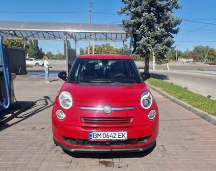 Красный Фиат 500L, объемом двигателя 1.4 л и пробегом 305 тыс. км за 7200 $, фото 1 на Automoto.ua