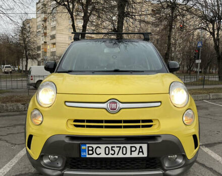 Желтый Фиат 500L, объемом двигателя 1.25 л и пробегом 156 тыс. км за 9850 $, фото 1 на Automoto.ua