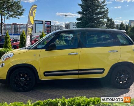 Желтый Фиат 500L, объемом двигателя 1.4 л и пробегом 71 тыс. км за 12800 $, фото 3 на Automoto.ua