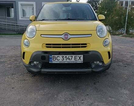 Желтый Фиат 500L, объемом двигателя 1.25 л и пробегом 85 тыс. км за 15000 $, фото 45 на Automoto.ua