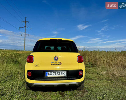 Жовтий Фіат 500L, об'ємом двигуна 1.25 л та пробігом 57 тис. км за 14000 $, фото 4 на Automoto.ua