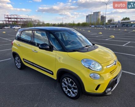 Желтый Фиат 500L, объемом двигателя 1.25 л и пробегом 69 тыс. км за 12950 $, фото 1 на Automoto.ua